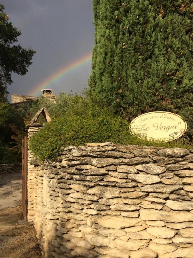 Bed and Breakfast Le Verger à Gordes Extérieur photo